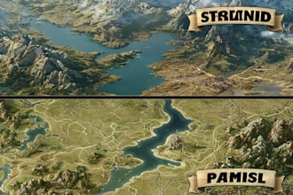 do fantasy map and city maps