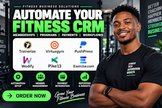 automate trainerize virtuagym pushpress wodify pike13 exercise com fitness CRM