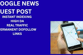 publish premium guest post on google news sites