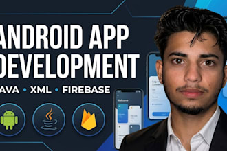 develop a professional android app using java and XML