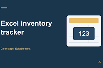 create an editable excel inventory tracker with reorder alerts