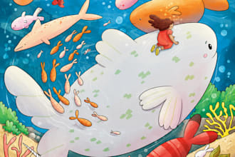 do amazon KDP children book illustration