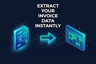 extract data from PDF invoices into google sheets