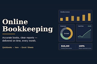 provide online bookkeeping and financial record management