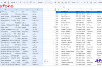 excel data cleaning, formatting and duplicate removal