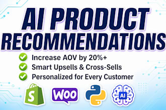 build an ai product recommendation system for shopify and woocommerce