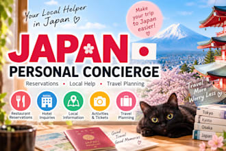 be your personal concierge in japan