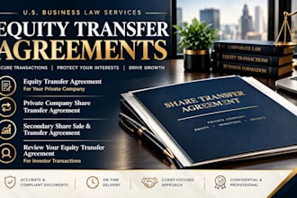 prepare a complete private company share transfer agreement for your needs