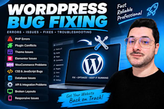 fix wordpress bugs, errors and technical issues