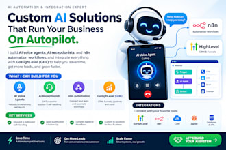 build ai voice agent ai receptionist n8n automation gohighlevel ai automation