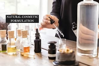 be your natural cosmetic formulation chemist for beauty creams, lotion and serum