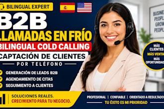 b2b llamadas en frío bilingual cold calling captación de clientes por teléfono
