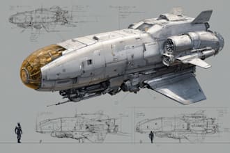design spaceships and sci fi vehicles