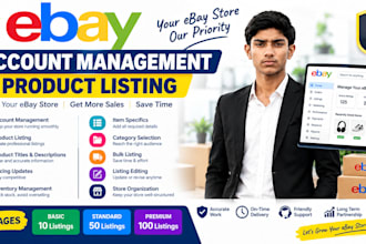 manage your ebay seller account, ebay listing