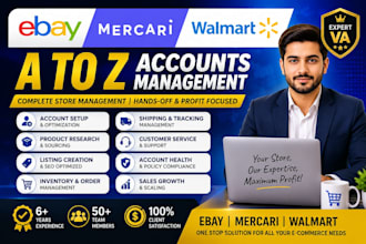 be your ebay va for a to z store setup and management