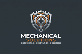 design a powerful and professional mechanical logo