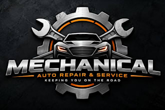 design a powerful and professional mechanical logo