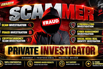 professionally investigate online harassment, cyberbullying, fake profile, osint