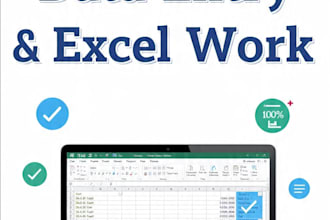 do accurate data entry,excal and copy past work