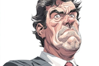 create a distinctive political cartoon