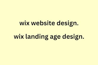 wix website design, wix website redesign, edit wix website