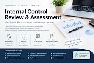 review your business process and internal control gaps