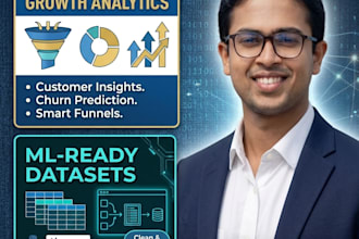 do marketing data analysis and clean ml ready data