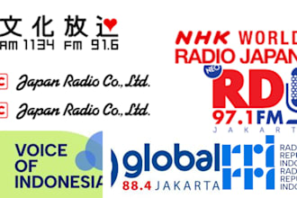 promote and get your song airplay on radio stations in japan and indonesia