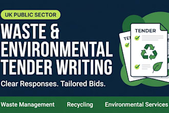 write your waste and environmental public sector tender bid
