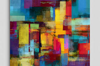 paint digital abstract art works