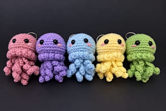 make a custom handmade crochet item of your choice