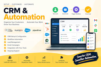 setup crm and automation