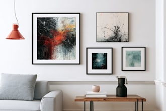 paint professional abstract art