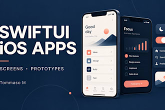 build swiftui screens or a small native ios app prototype