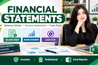 prepare financial statements balance sheet and cash flow reports