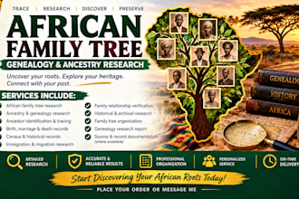 research your african family tree genealogy and ancestry records