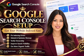 setup google search console analytics sitemap for fast website indexing
