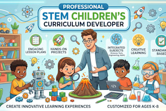 design engaging stem curriculum and lesson plans for kids