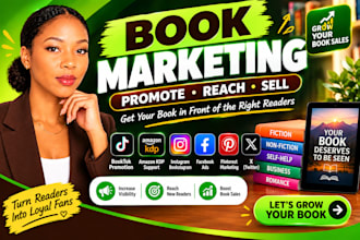 promote books with booktok amazon KDP ads SMM book sales bookstagram marketing