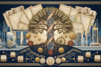 do genetic genealogy research and family history analysis