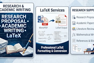 create latex thesis, presentations, lecture slides, and academic cvs
