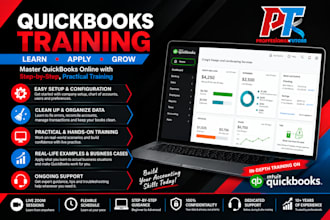 train you how to use quickbooks online and quickbooks tutoring
