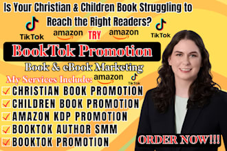do booktok promotion christian book promotion amazon kdp ads booktok author SMM