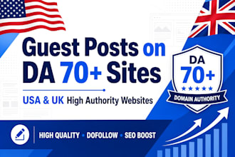 publish guest post on da70 USA UK sites
