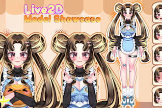 draw nsfw furry vtuber model art anime live2d avatar live2d vtuber model rigging