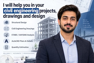 do your civil and structural engineering projects, drawings and design
