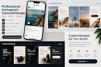 design a professional instagram carousel