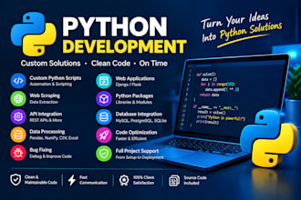 devlop python scripts and automation