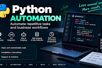 automate tasks and workflows with python