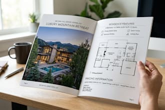design real estate property brochure pricing list property flyer brochure banner